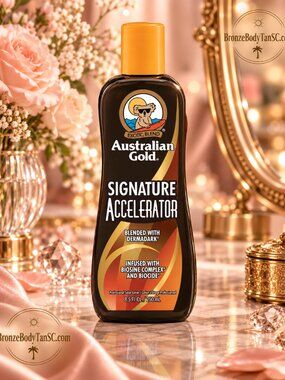 ☀️Signature Accelerator☀️ Australian Gold - DERMADARK  - Tanning Lotion 8.5oz